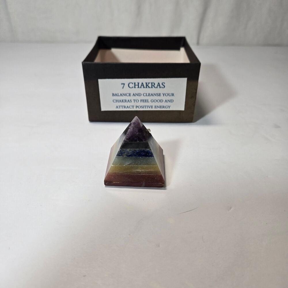 Chakra Pyramid Energy Stone